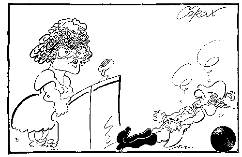 CORAX karikatura