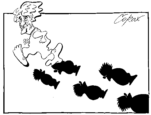 CORAX karikatura