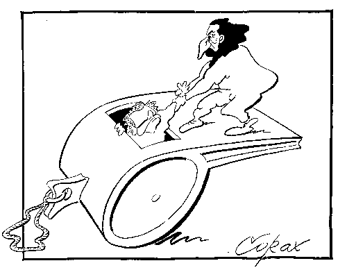 CORAX karikatura