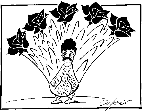 CORAX karikatura