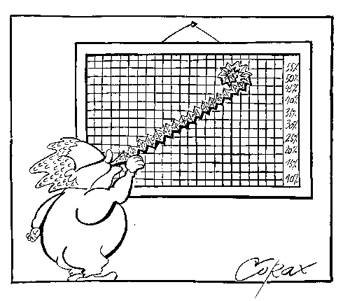 CORAX karikatura